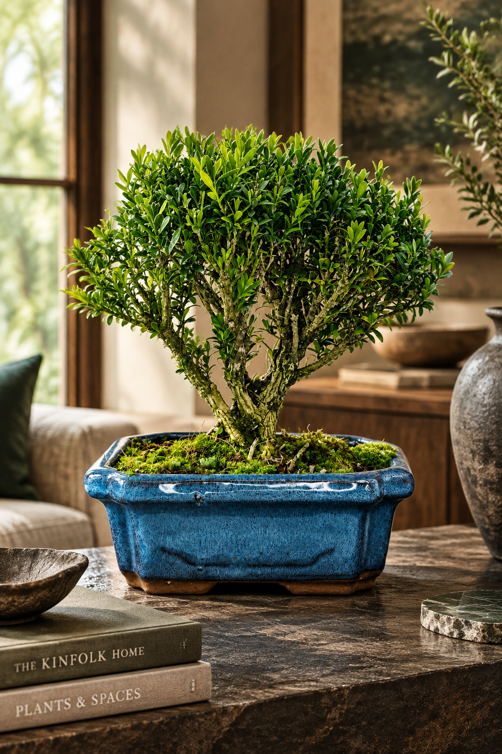 Boxwood (Buxus Harlandii) Bonsai Tree | Broom | In 15cm Pot