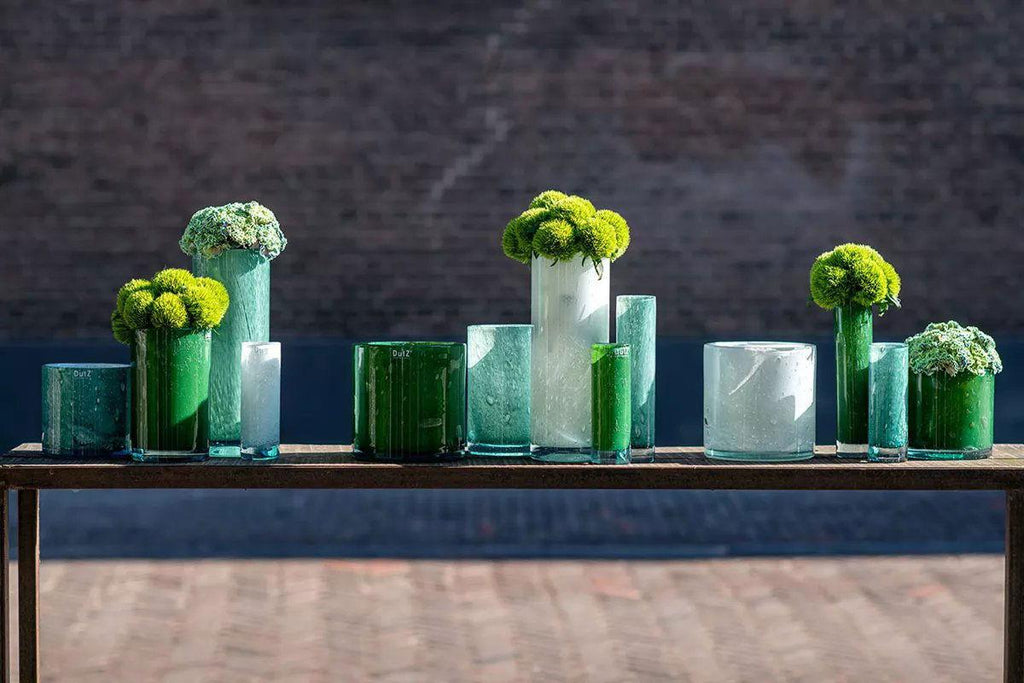 CYLINDER 6 Vase Pot - H18 D18 cm - mouthblown glass by DutZ