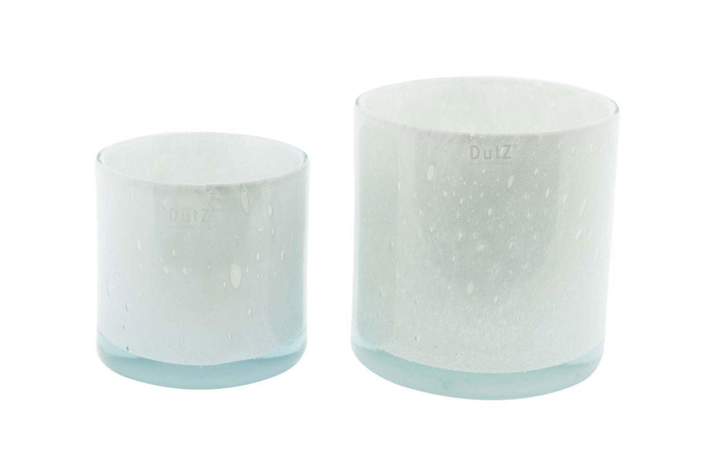 CYLINDER 6 Vase Pot - H18 D18 cm - mouthblown glass by DutZ