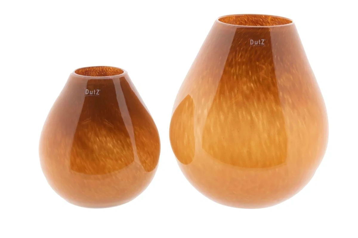 Vase DRUBA - H24 D24 cm - RUSTED BROWN  by DutZ