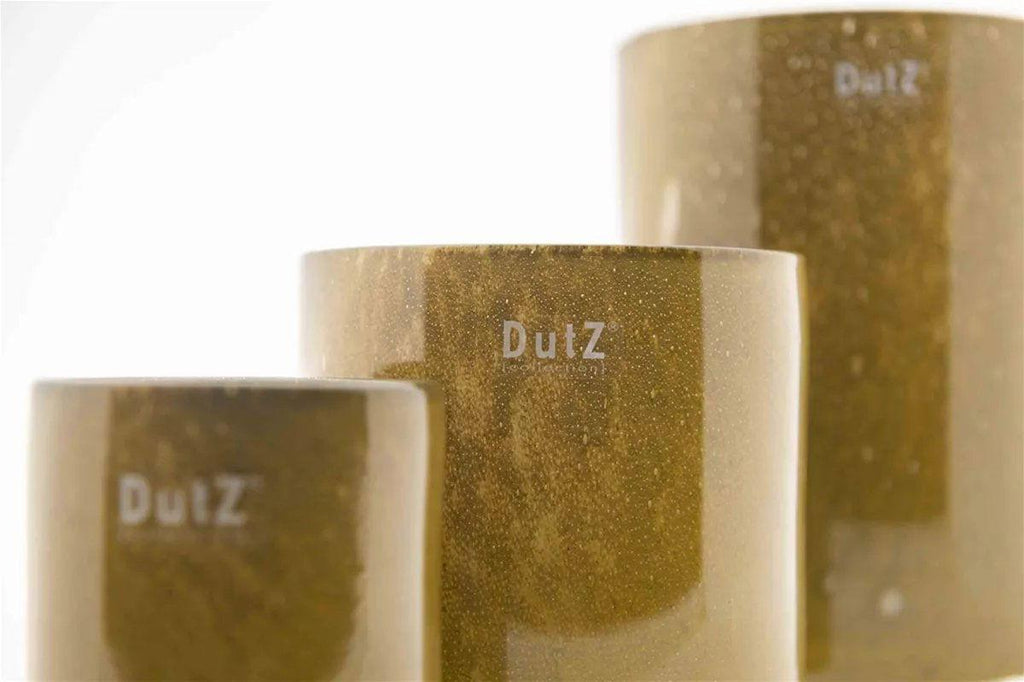 Glass Candleholder Vase CYLINDER 3 - H23 D16 cm - by DutZ