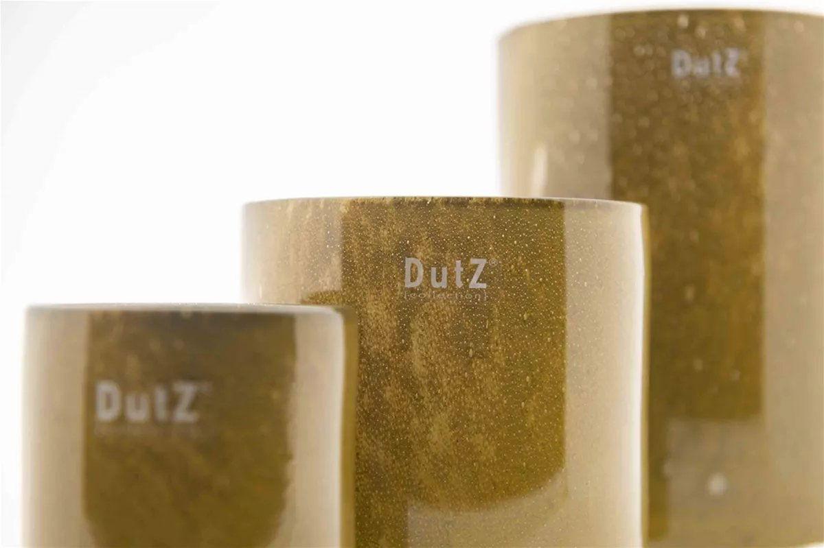 Glass Candleholder Vase CYLINDER 3 - H23 D16 cm - by DutZ