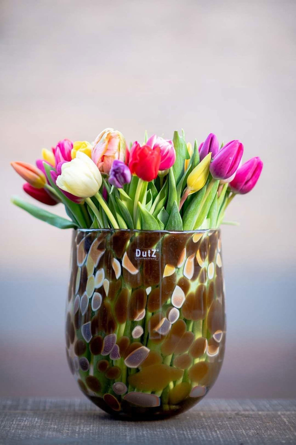 BARREL vase - LEOPARD BROWN Colour by DutZ