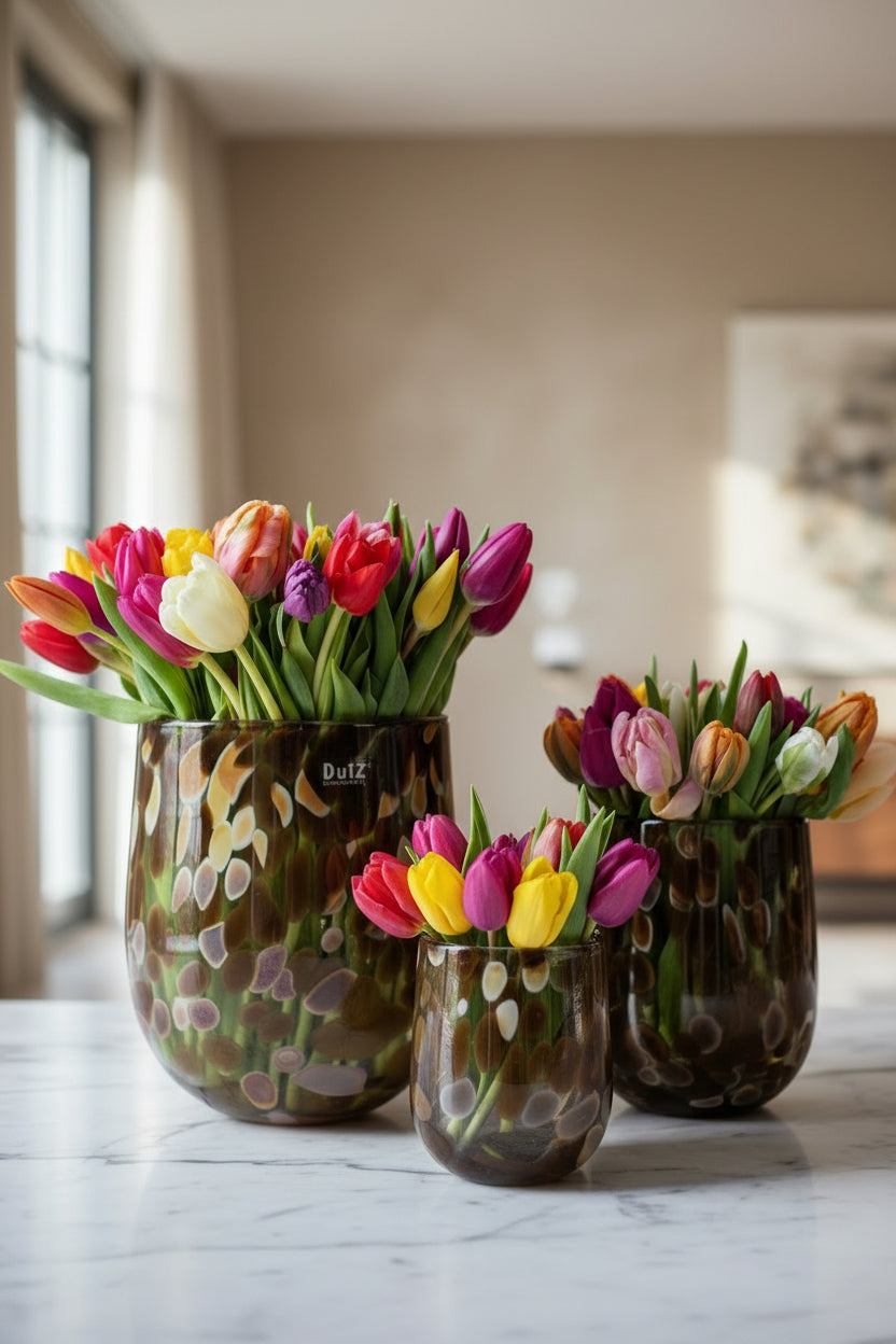 BARREL vase - LEOPARD BROWN Colour by DutZ