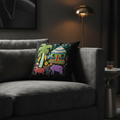 Mapula embroidered cushion 50x50 - South Africa